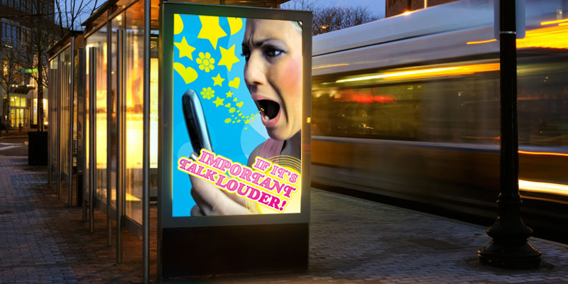 A poster from the campaign
