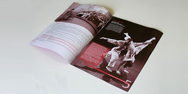 A spread from the Mason Gross supplementary book